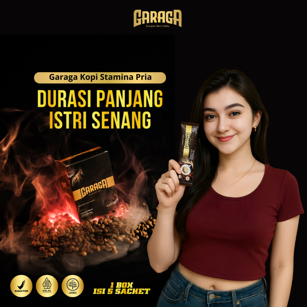 

PROMO !!! KOPI Garaga Minuman Kopi Gingseng 1 Box isi 5 sachet Original