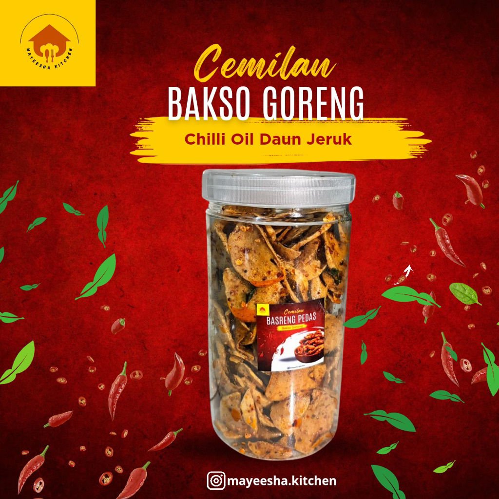

CEMILAN BASRENG CHILLI OIL DAUN JERUK