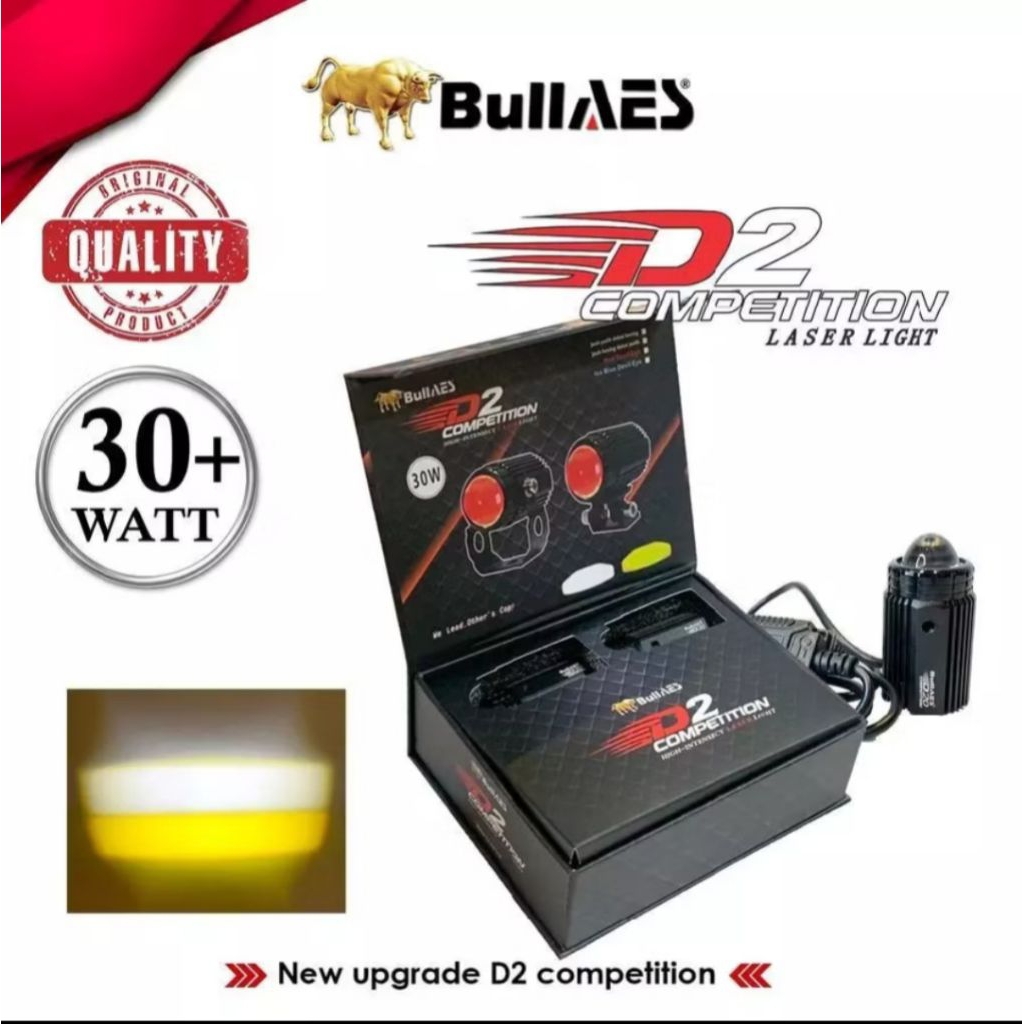 Lampu Tembak Laser D2 Laser Bullaes D2 Competition 30 Watt Devil Eye BULLAES