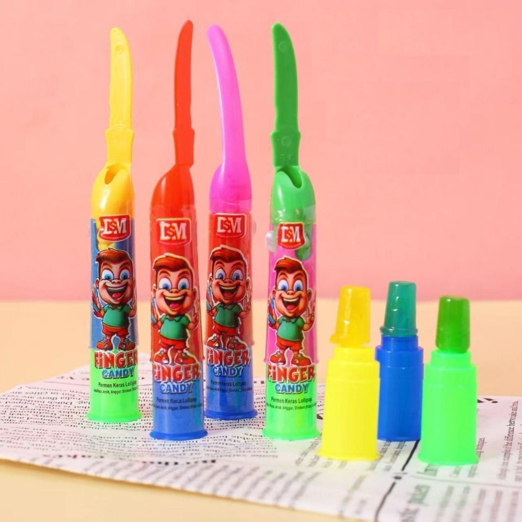 

Permen jari lampu aneka rasa buah1 box isi 30 pcs