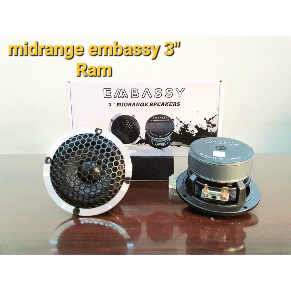 Midrange speakers Embassy 3 inch impedence 4 ohm 60 watt