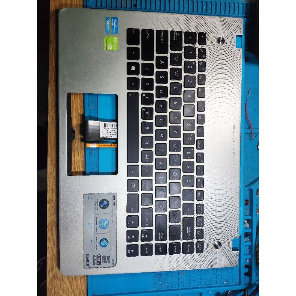 [148] Casing Case Kesing Palmrest Bagian Keyboard ASUS N46JV