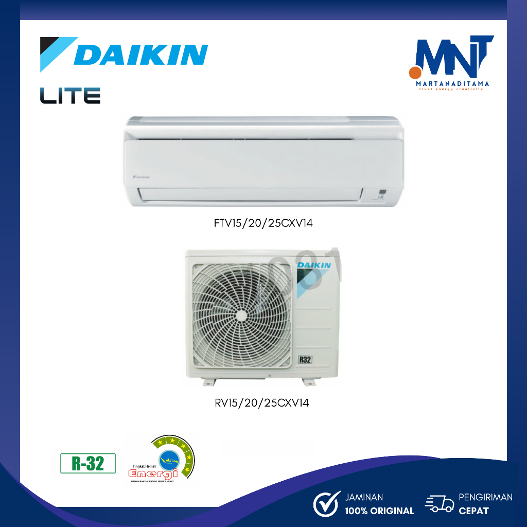 AC DAIKIN Wall Mounted Set STV15CXV | Indoor FTV15CXV14 | Outdoor RV15CXV14