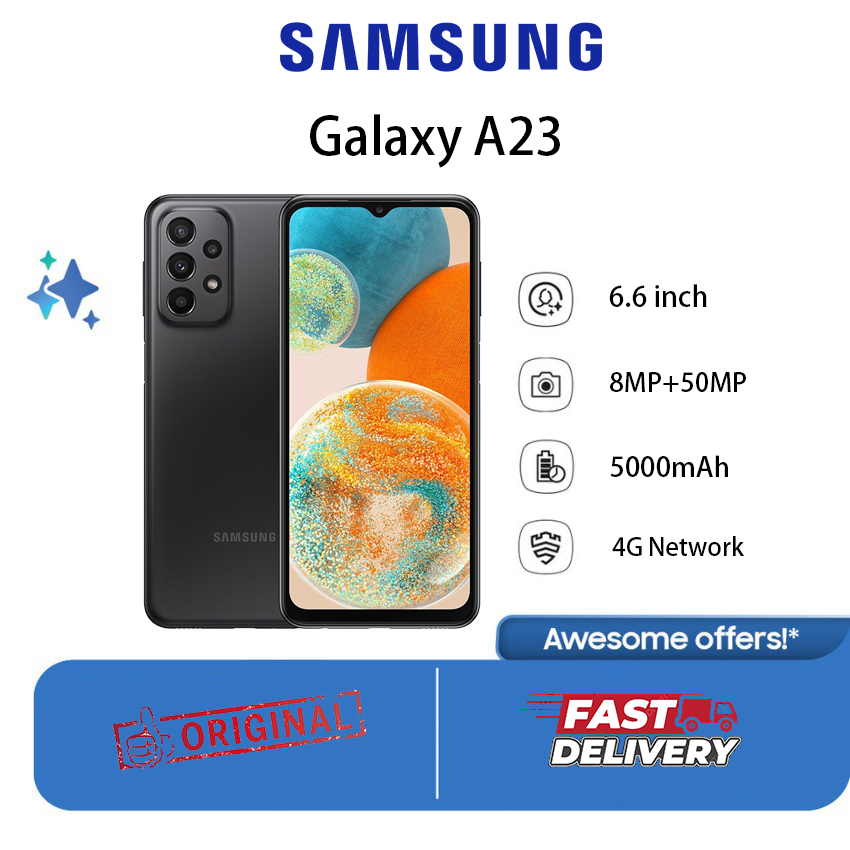 HP Samsung Galaxy A23 RAM 6GB/128GB Smartphone Baru COD