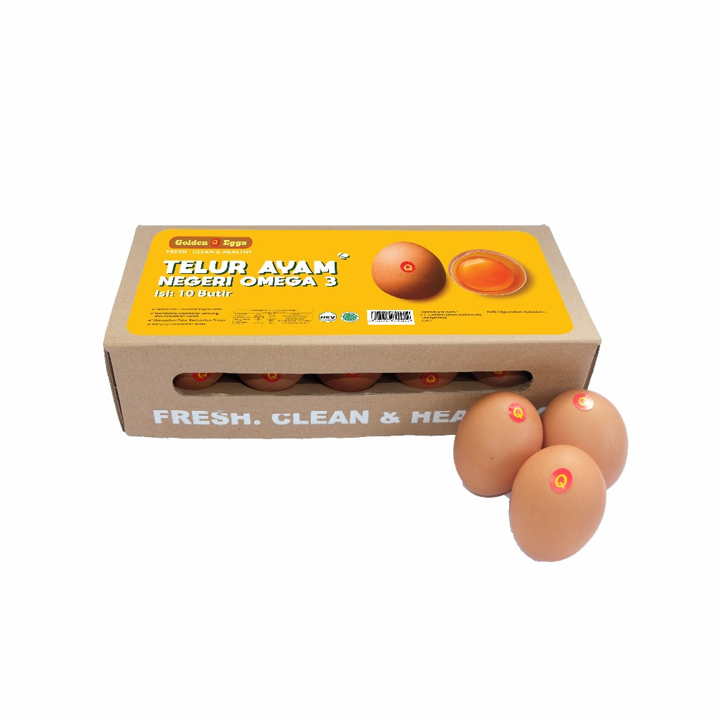 

GQE TELUR OMEGA 3 ECO PACK ISI 10