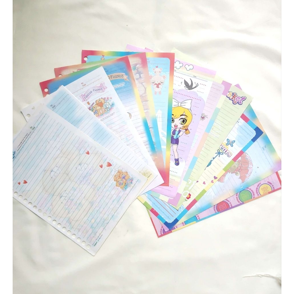 (HARGA PER LEMBAR) Kertas Binder Non Harvest / Kertas File Non Harvest - Mix Series Vol. 5