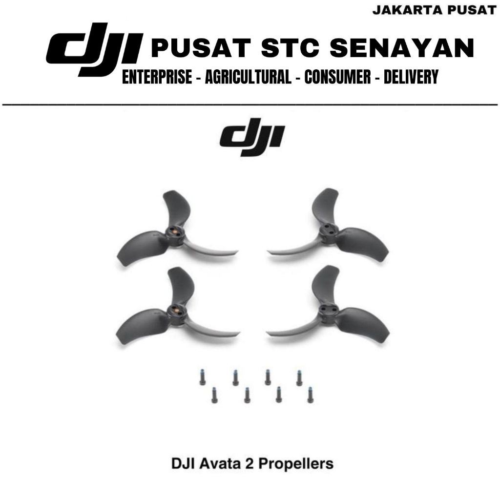 Propeller DJI Avata 2 Asli untuk Aksesori Drone Baling-Baling Drone