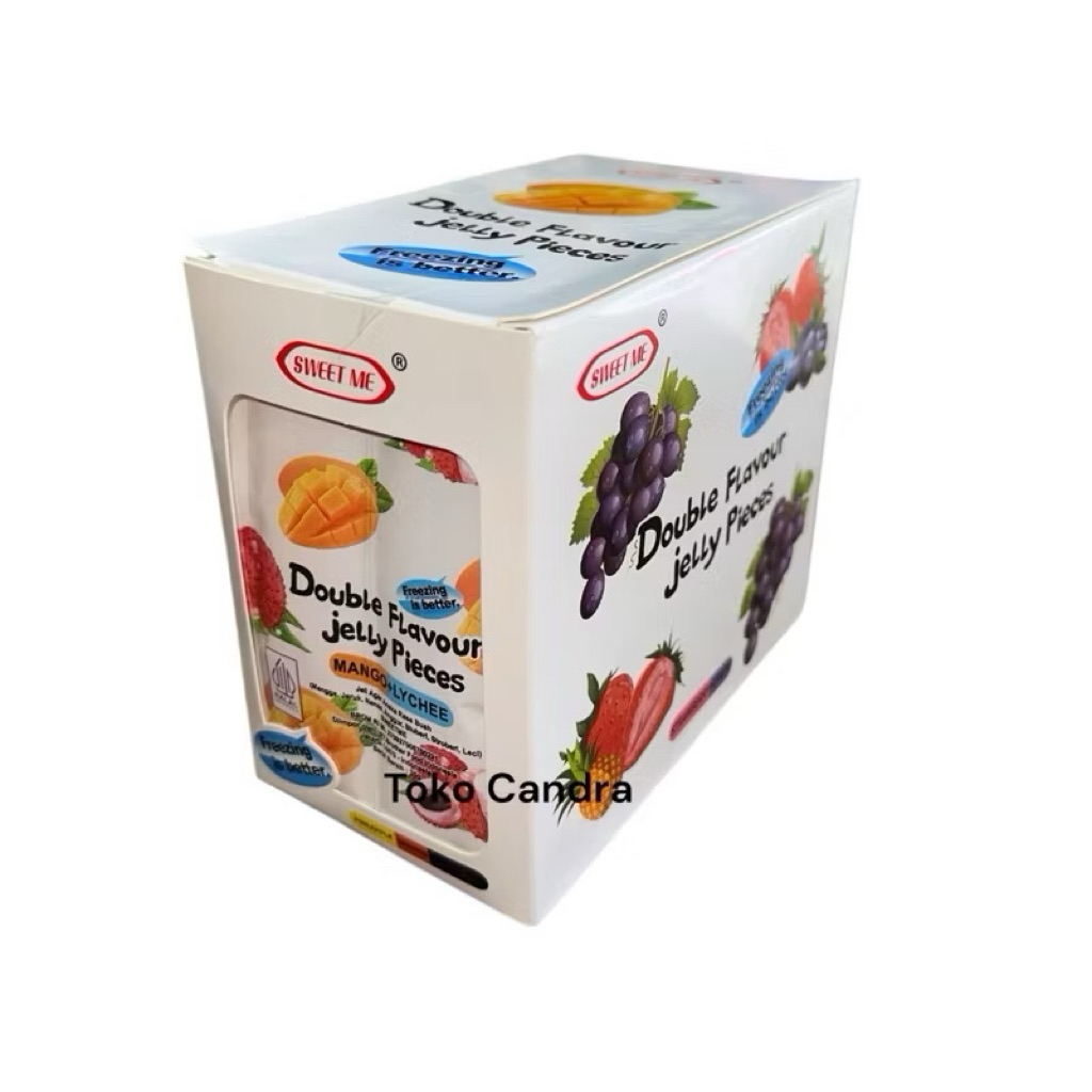 

Permen jelly Luvmi Double flavour jeli piece rasa agur,leci,stoberi,mangga