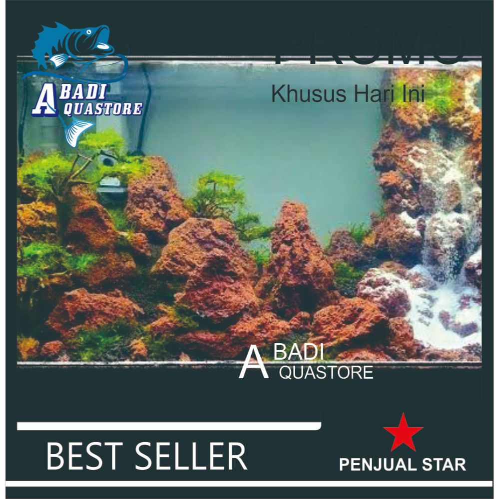 BATU AQUASCAPE LAVAROCK MERAH | BATU AQUASCAPE | BATU AQUARIUM | BATU TANAMAN