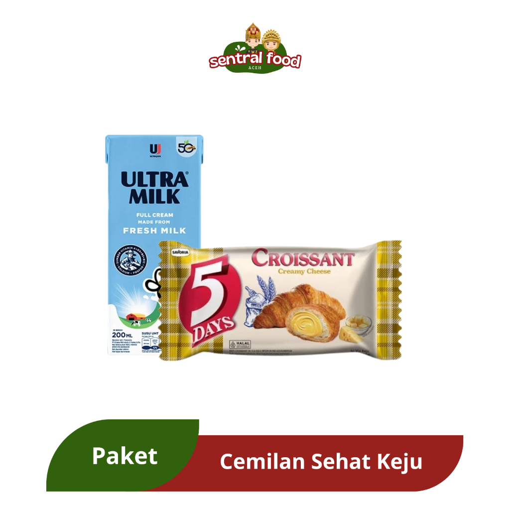 

Paket Cemilan Sehat Keju Ultra Milk Croissant Creamy Cheese