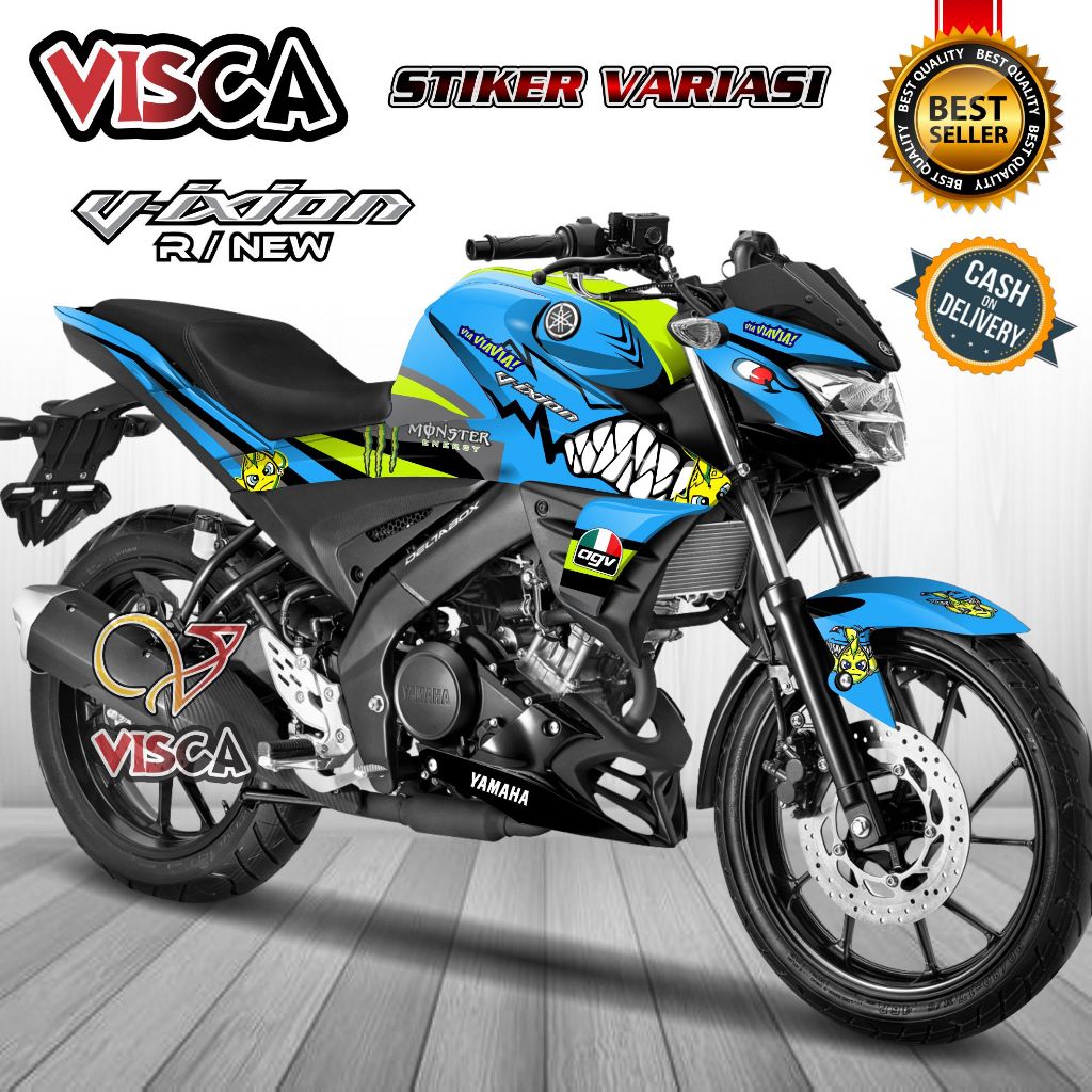 Decal Vixion R Full Body Stiker Vixion R Full Body Striping Vixion R Variasi Full Body Decal Hologra
