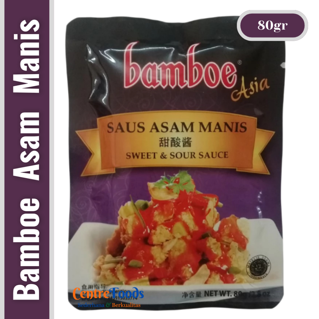 

Bumbu Masak Saus Asam Manis - Sweet & Sour Sauce BAMBOE | 80gr [ Harga Per BKS ]