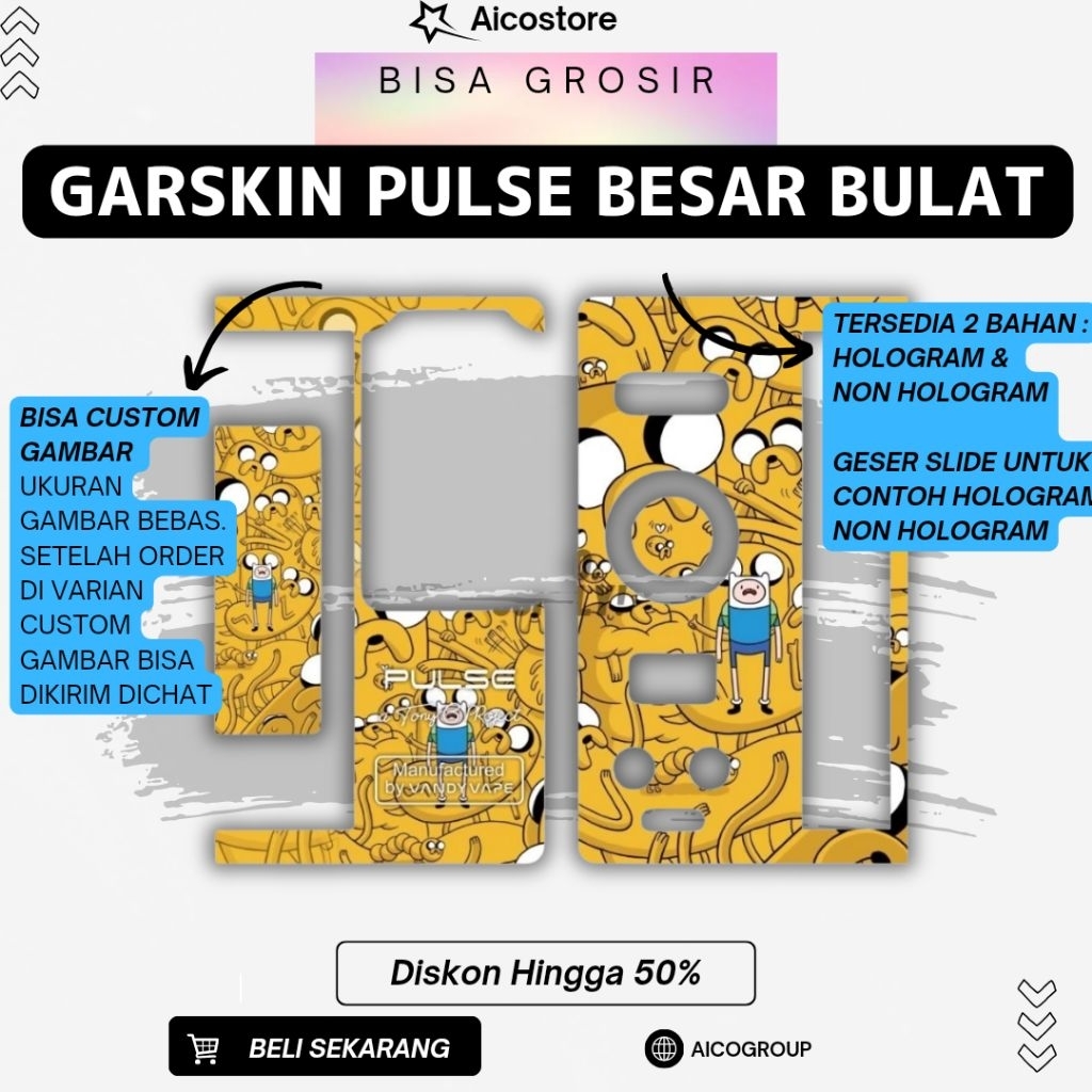 

Pelindung Body Anti Gores Pules Motif Bisa Custom