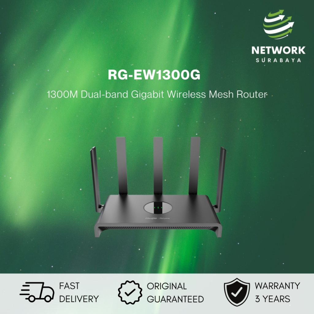 RUIJIE REYEE RG-EW1300G RUIJIE REYEE 1300M DUAL BAND GIGABIT WIRELESS ROUTER