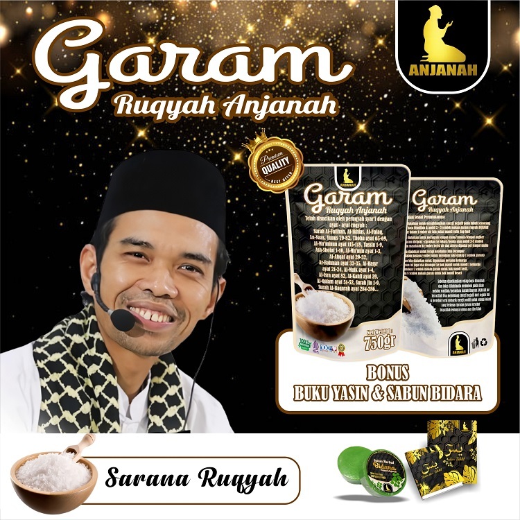 

Garam ANJANAH 750gram Garam Asma Wasilah Original