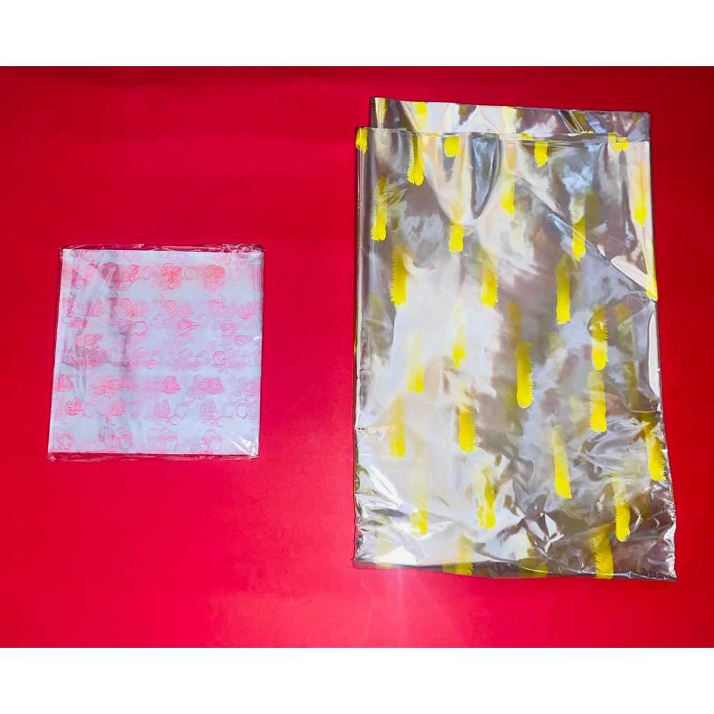 Plastik Bungkus Madumongso Potong Motif dan Plastik Bungkus Madumongso Lembaran Motif