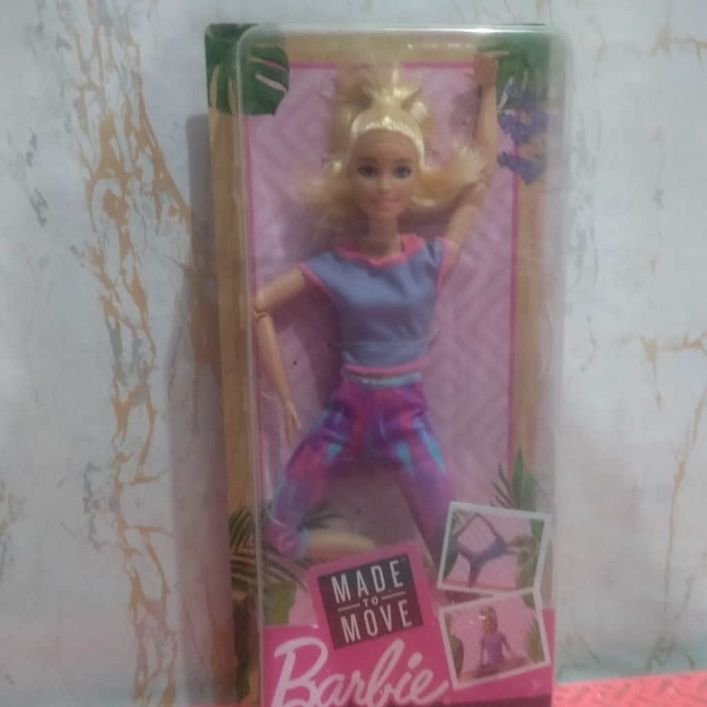 Barbie Made To Move Doll Pink Dye Pants