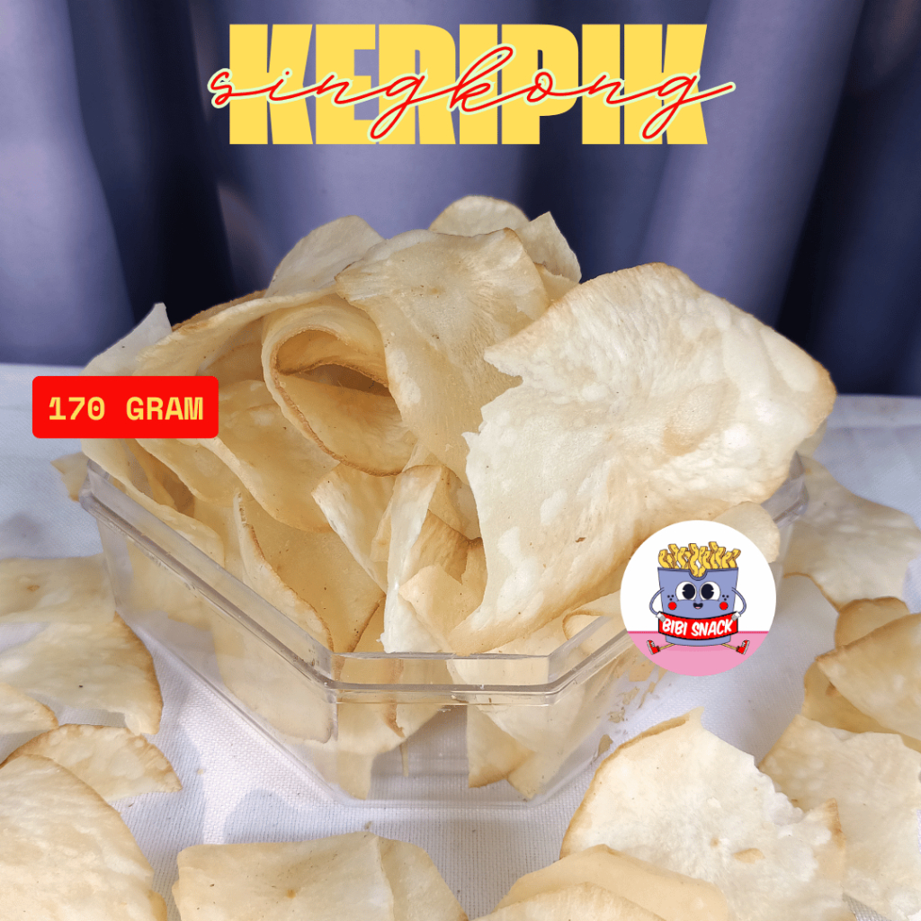 

Bibi Snack - Keripik Singkong Asin Gurih Original 170gr