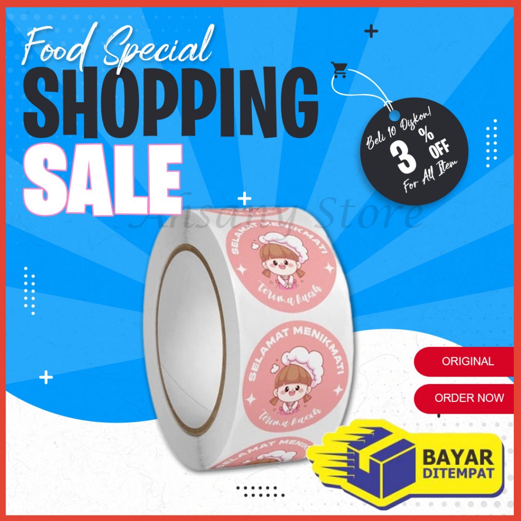 

Stiker Selamat Menikmati 1sticker