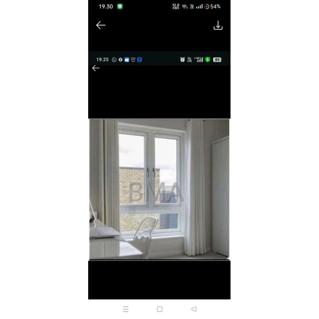 jendela aluminium ukuran 120x100