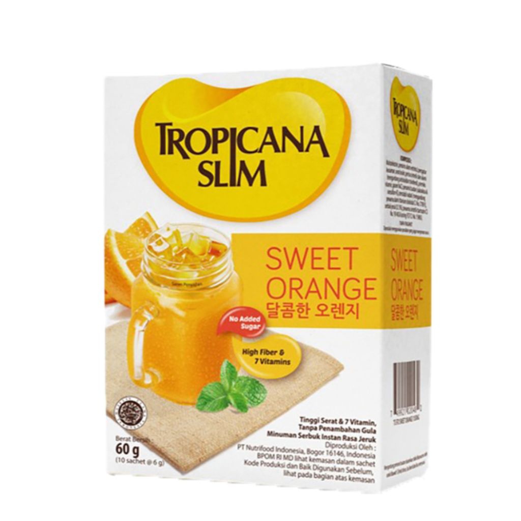 

Tropicana Slim Sweet Orange 10x6 gr