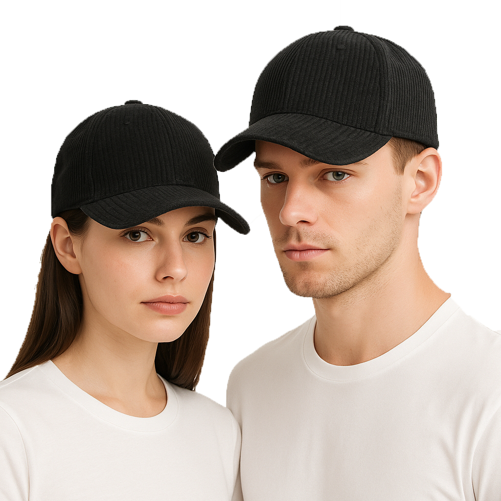 Topi Corduroy Polos Bahan Tebal Bisa COD & Custom Bordir Logo