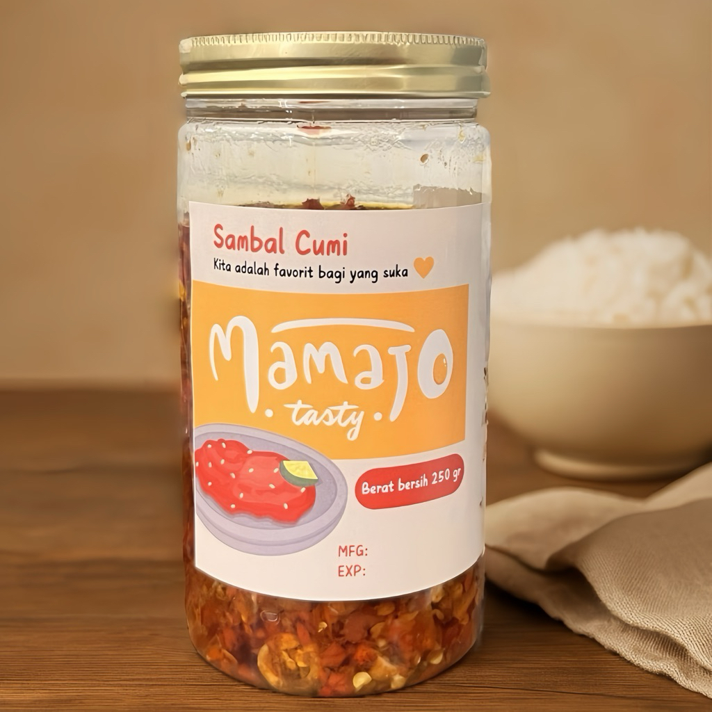 

Mamajo Tasty Sambal Cumi 250 gr