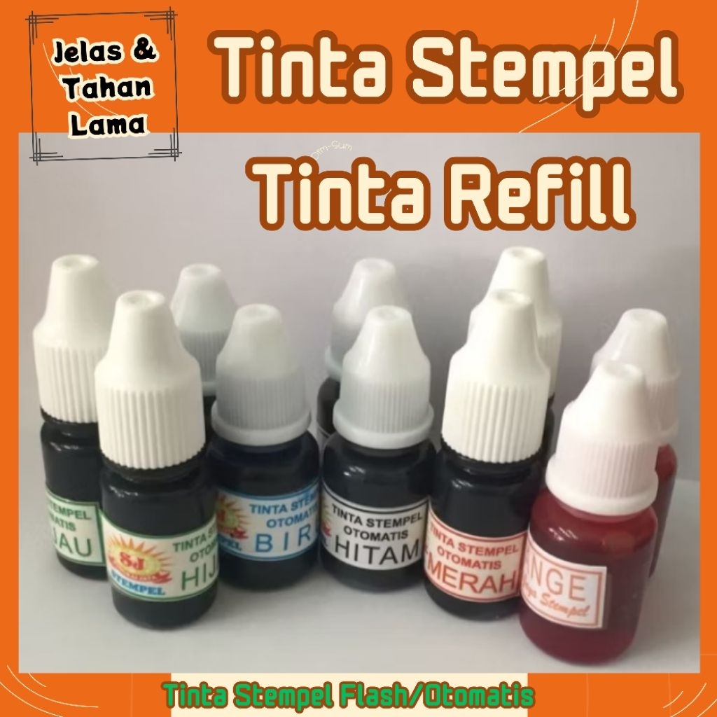 

Tinta Toner refill stempel / cap kertas / dokumen refill murah dan bagus