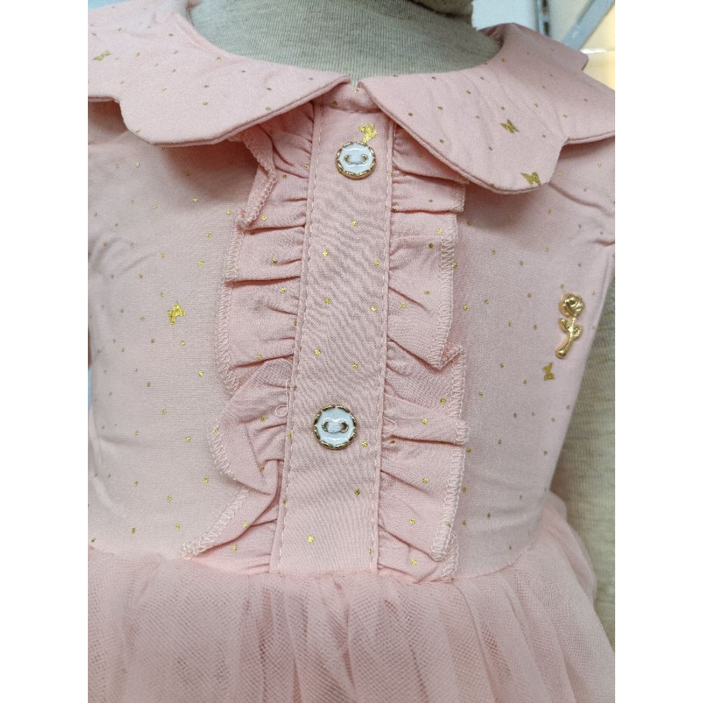 Baju Smoke Dress Anak Perempuan 3bulan-3tahun/Smoke Dress Import Sage Anak Perempuan/ Dress Jumper A