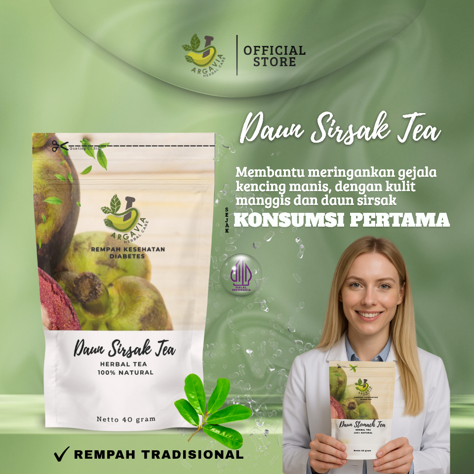 

ANTI DIABETES Teh Celup Daun Sirsak Nyeri dan Asam Urat Terampuh