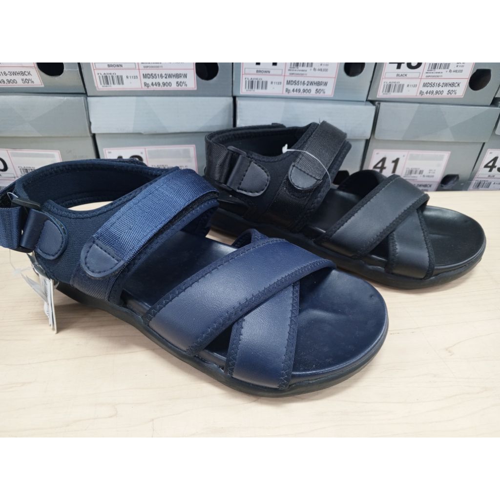 Fladeo sandal pria tali belakang