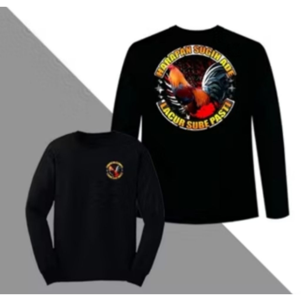 KAOS AYAM BALI KREN  HARAPAN SUGIH ADE  LENGAN PANJANG- Kaos Terbaru Bali Ayam   Tajen Bali – Baju P