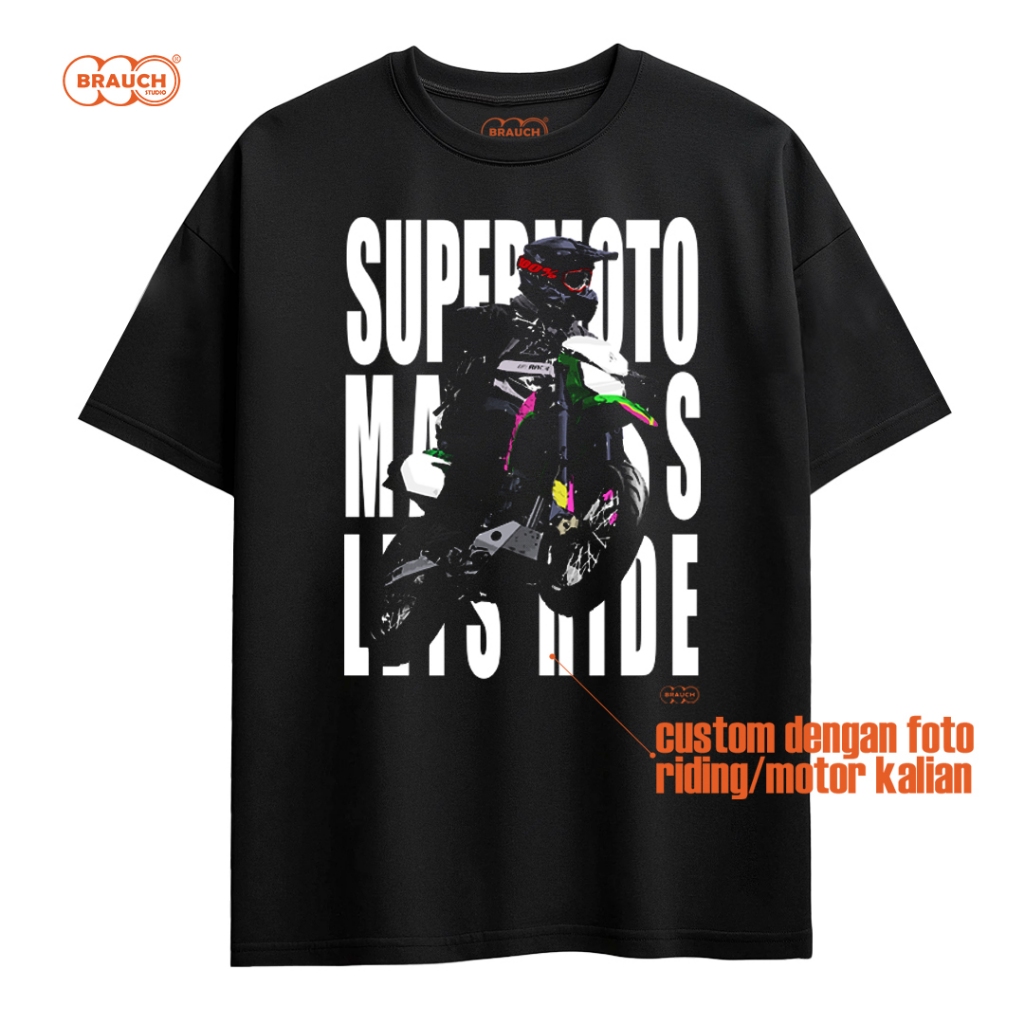 brauchstudio Skuy - Kaos Custom Baju komunitas Foto motor CRF KLX WR155 Trail Supermoto Adventure