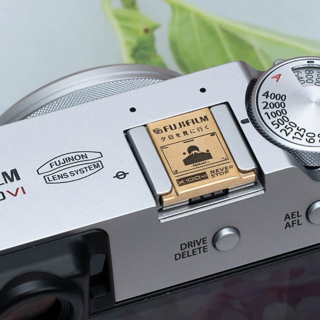 Penutup flash kamera Hot shoe FUJIFILM VINTAGE cover premium fujifilm x100V series
