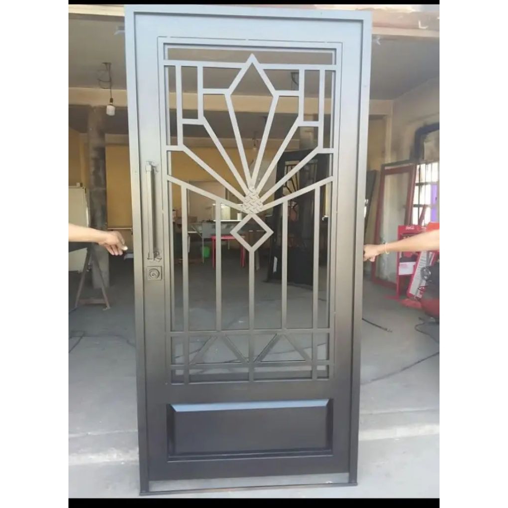 PINTU MINIMALIS MODERN//PINTU BESI ANTI KARAT