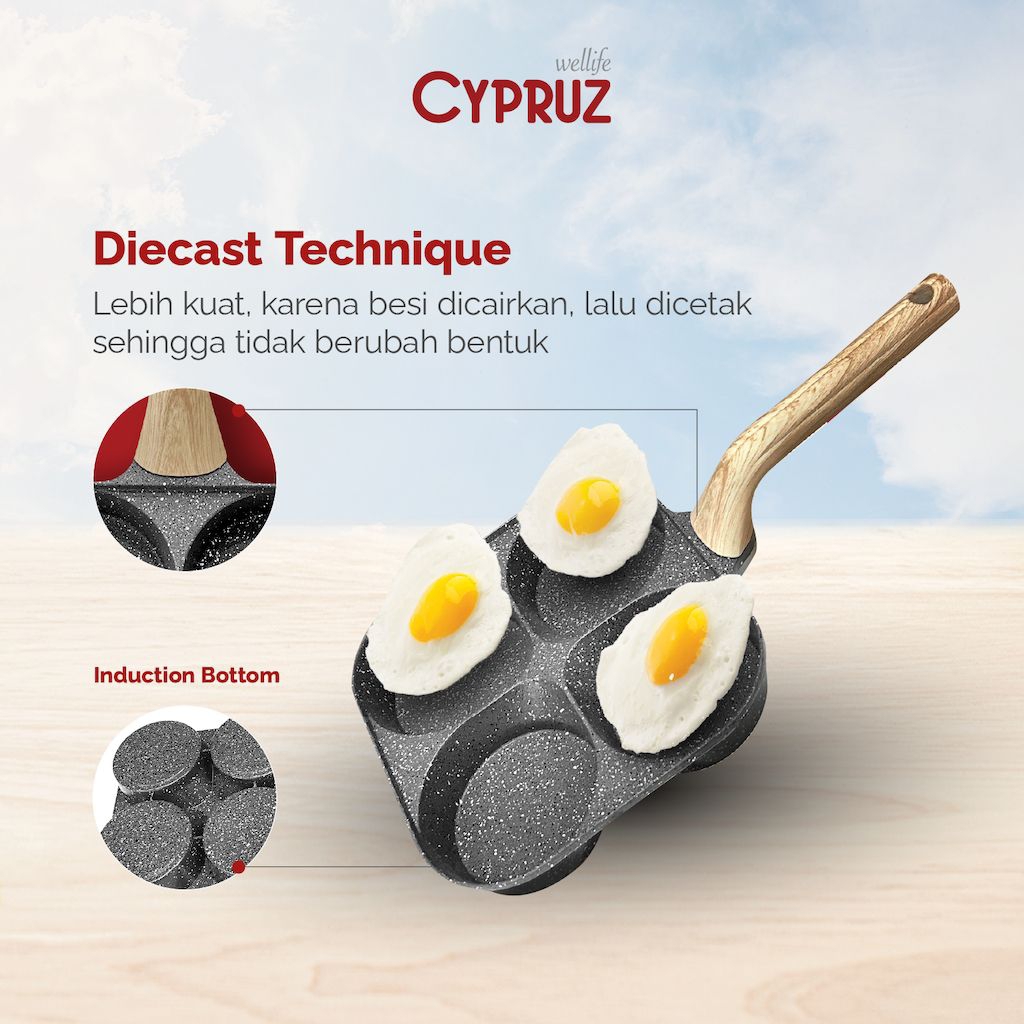 Cypruz Egg Pan