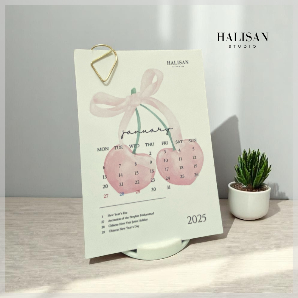

Aesthetic Calendar 2026 - Kalender Meja Mini 2025 Lengkap Hari Libur Nasional - Kalender Mini Coquette - Dekorasi Coquette
