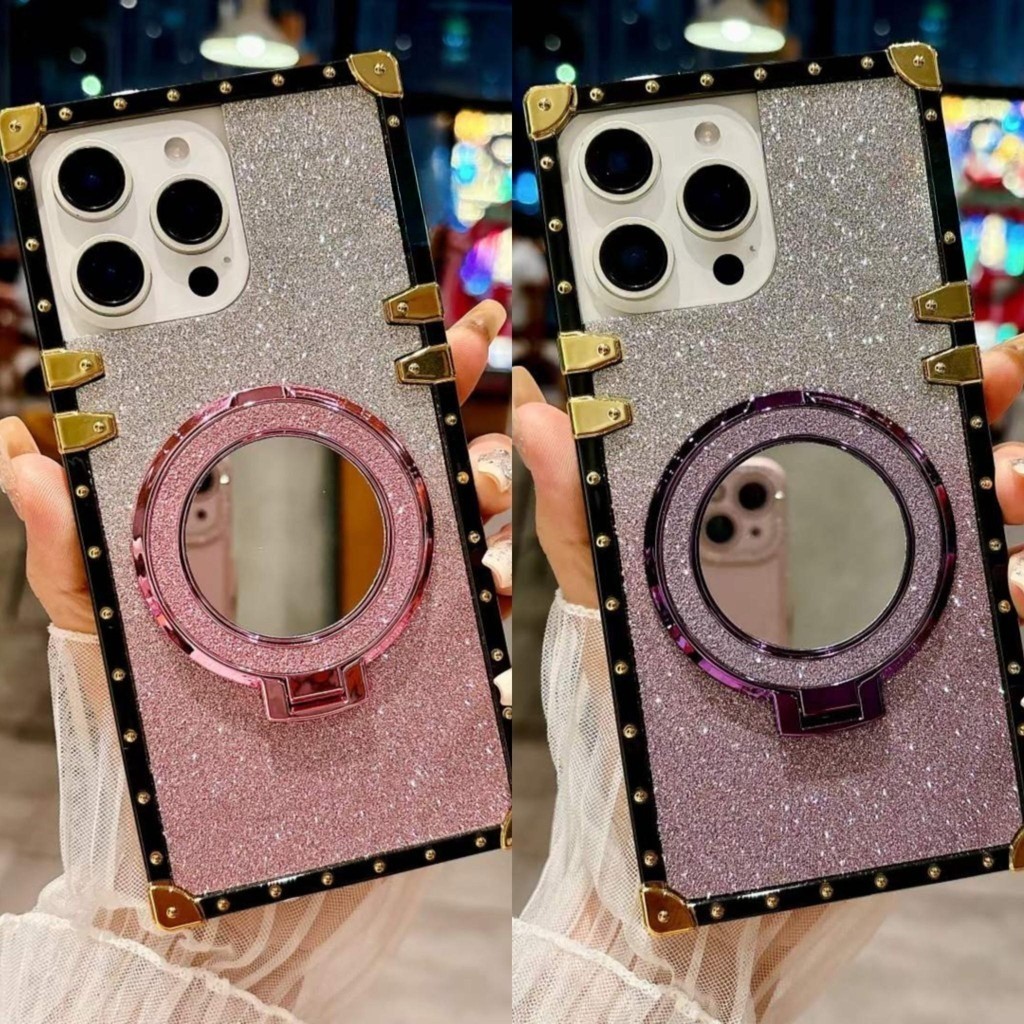 Case Oppo Reno 10 5G Reno 8 7 5 5F 6 4 4F Softcase Glitter Mirror Trunk Premium / Casing Hp Oppo