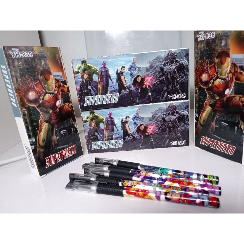 

GEL PEN BT 1692 PULPEN GEL SUPERHIRO/PULPEN KARAKTER SUPERHIRO/PULPEN MURAH/PULPEN SEKOLAH
