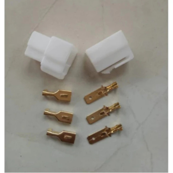 SOCKET 3 PIN BESAR + SKUN / SOKET MOTOR / KONEKTOR / KABEL MOTOR/SOKET MOBIL 3P BESAR