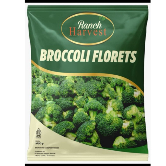 

Sayur Brokoli Frozen 1kg Ranch Harvest