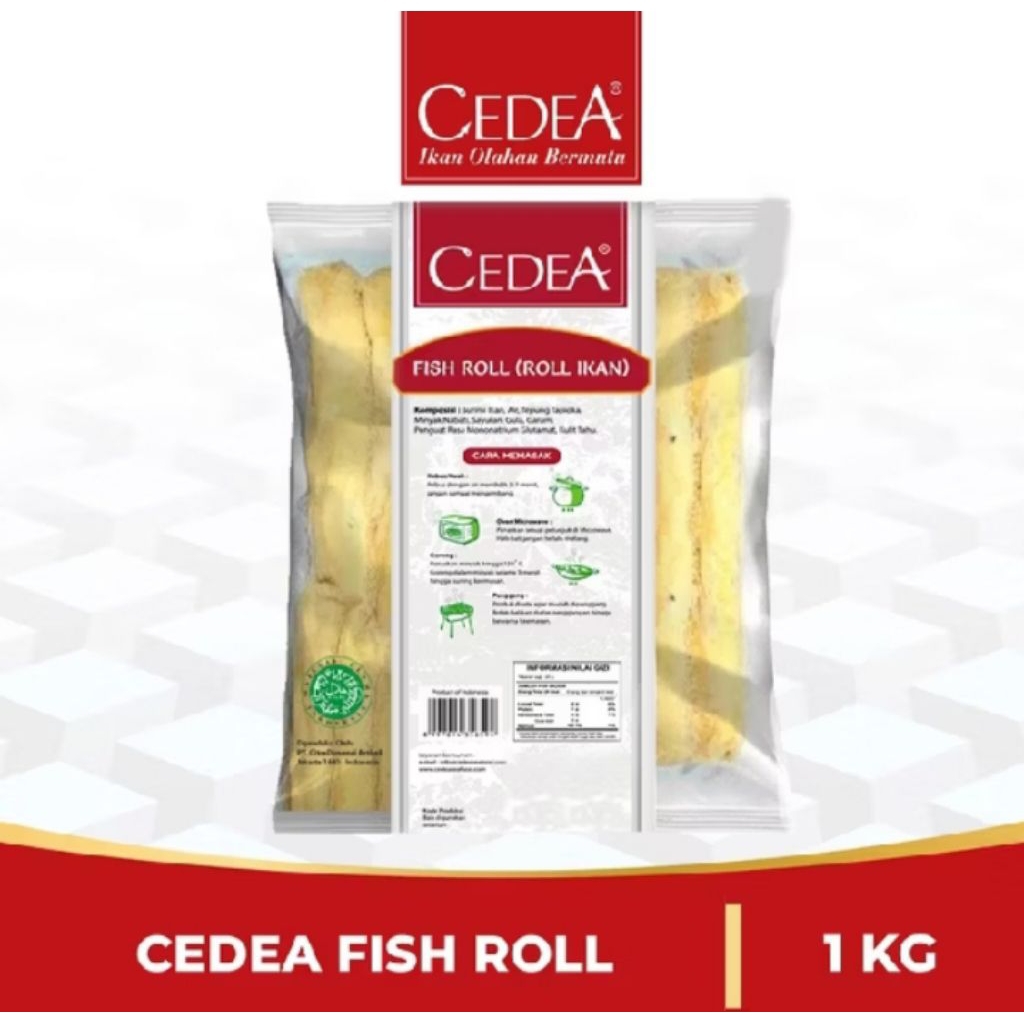 

FISH ROLL KEMASANA 1KG /CEDEA FISH ROLL HALAL