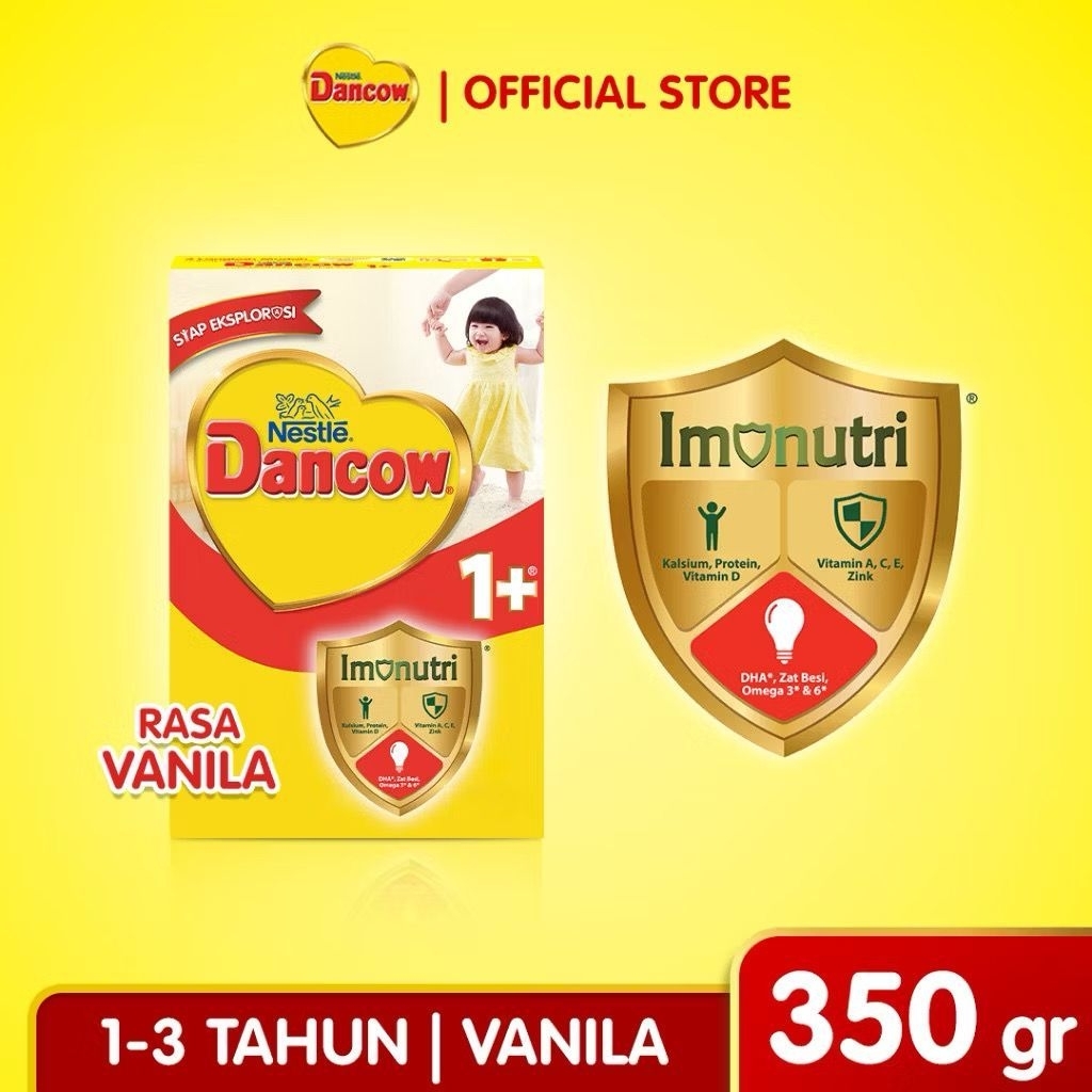 

Nestle Dancow 1+ 350gr Rasa Vanilla/Madu Susu Pertumbuhan usia 1-3 Tahun