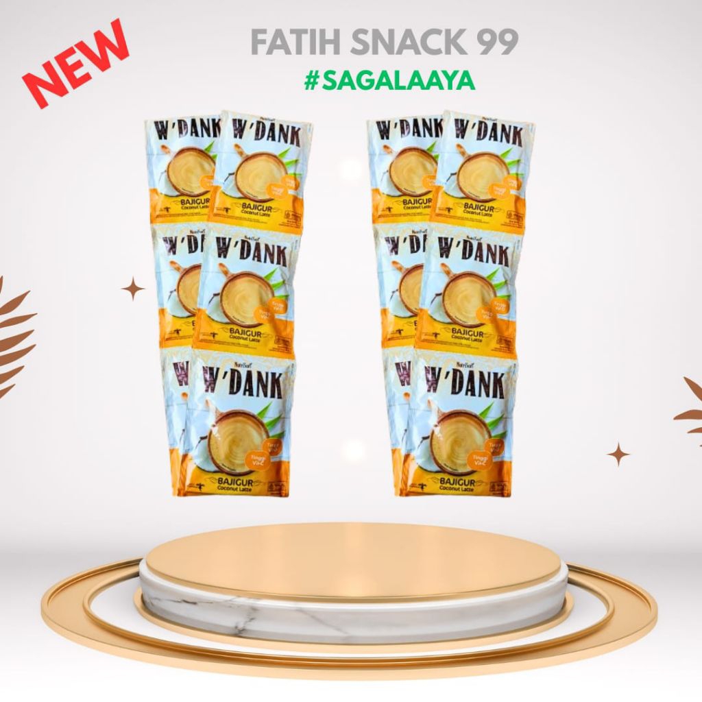

W'DANK BAJIGUR SACHET ISI 10 SCH X 15G COCONUT LATTE NUTRISARI INSTAN BUBUK