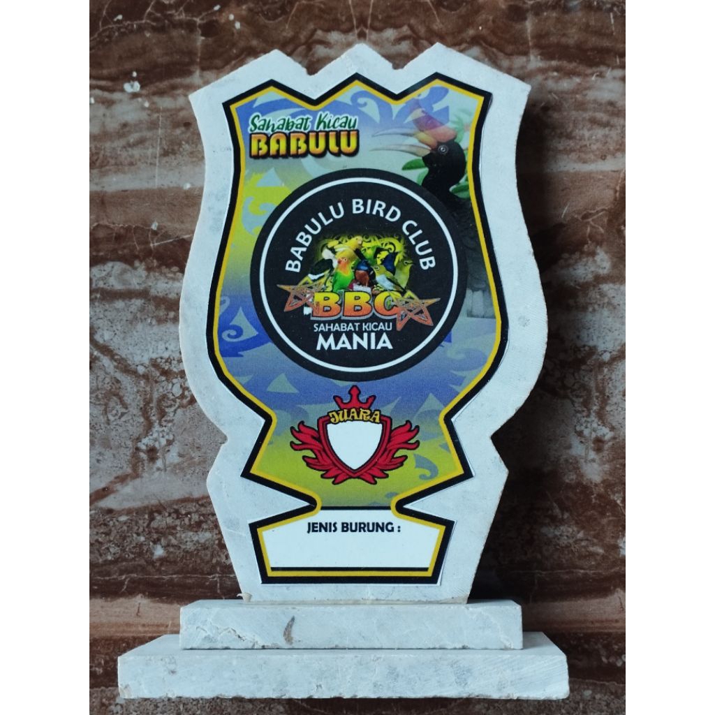 Vandel Marmer Piala Burung