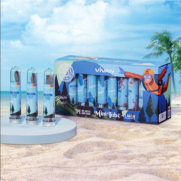 VIVAN Kabel Data Original Vivan CTM Micro Usb 100Cm 2.4A Free Botol Ecer dab Grosir