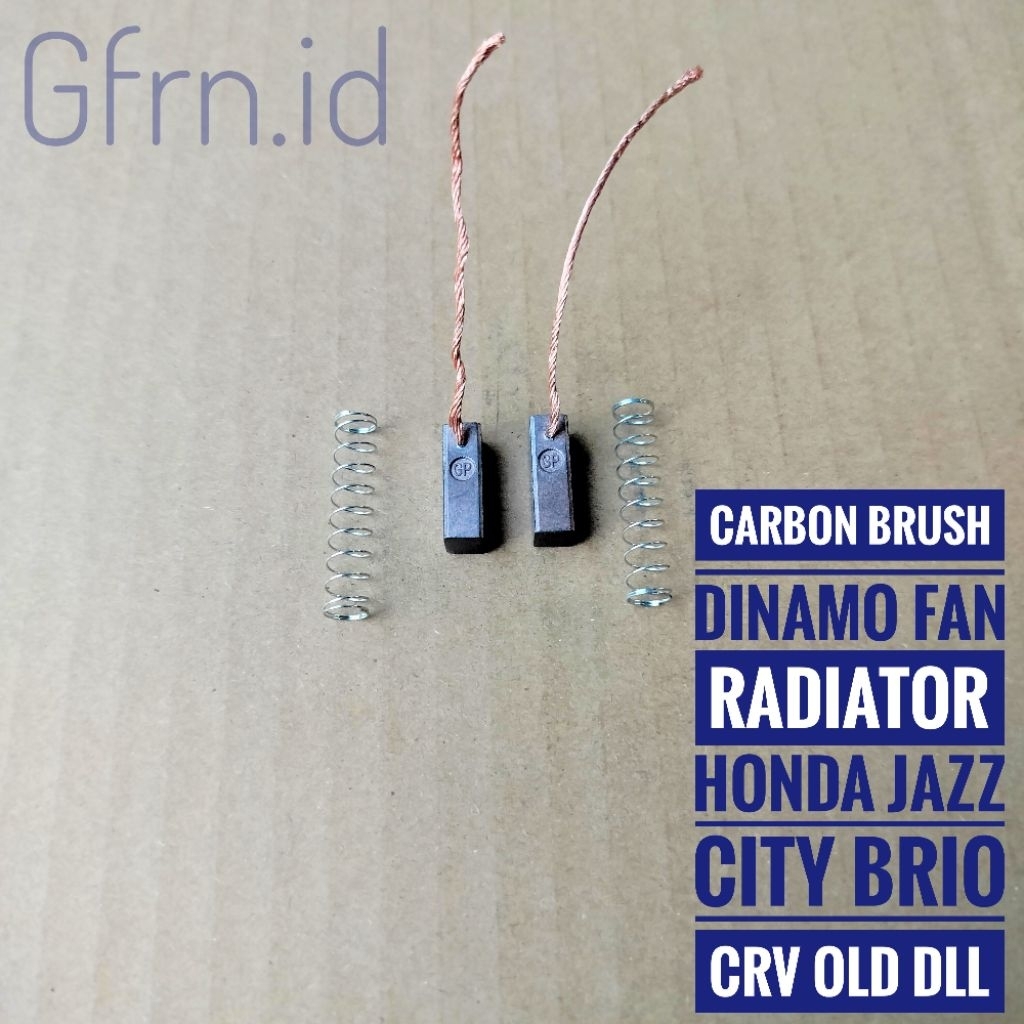 Carbon Brush Dinamo Fan Kipas Radiator Honda Jazz City Brio Crv Old Dll