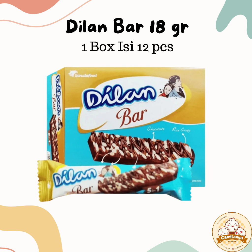 

Dilan Chocolate Bar 18 gr 1 Box Isi 12 pcs