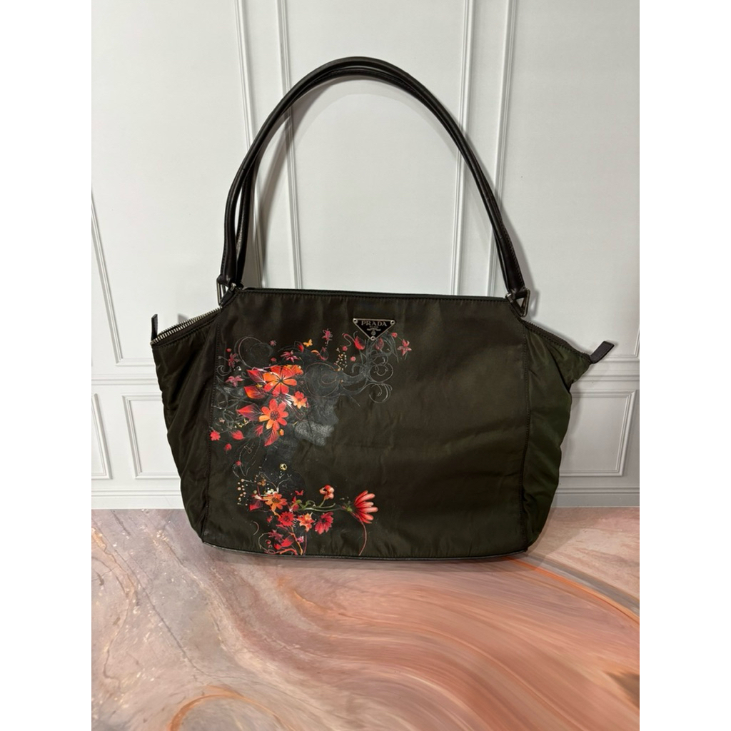 Tote Nilon Prada Preloved Authentic