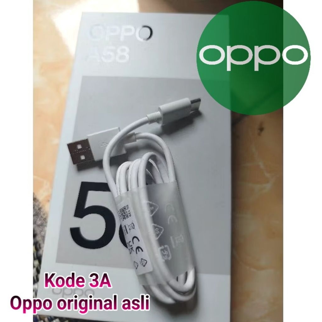 Kabel ori oppo Type c fast charging